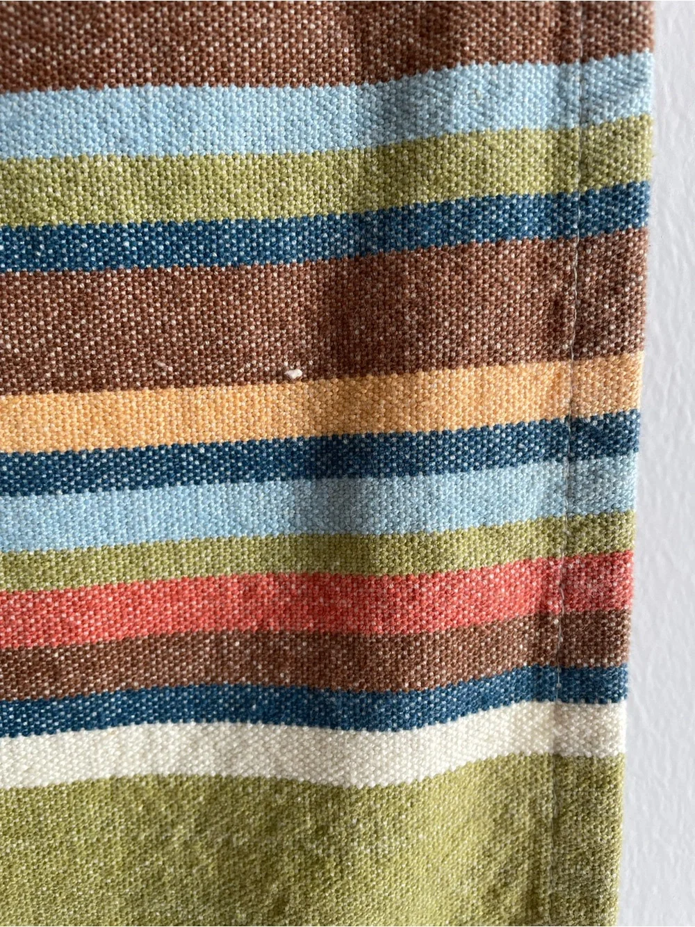 100% cotton table runner southwest desert boho western striped tassel fringe 90